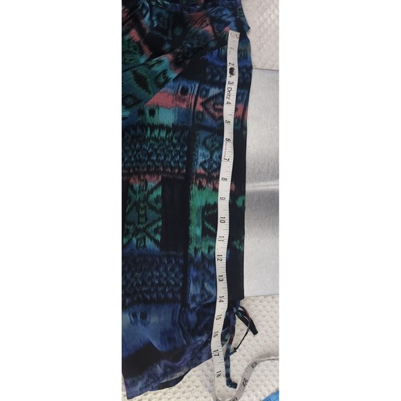 Nine West Vintage America Women’s Sz M Sheer Southwestern Oversize Tunic Top - Picture 7 of 8